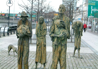 Irish famine Memorial, Dublin